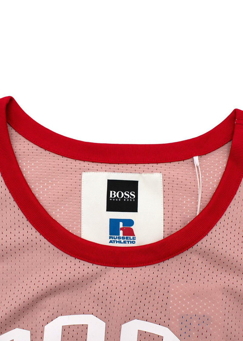 x Russell Athletic Pink Perforated Vest