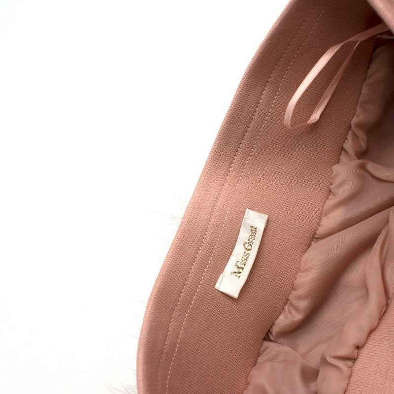 Miss Grant girl's dusty-pink feather skirt