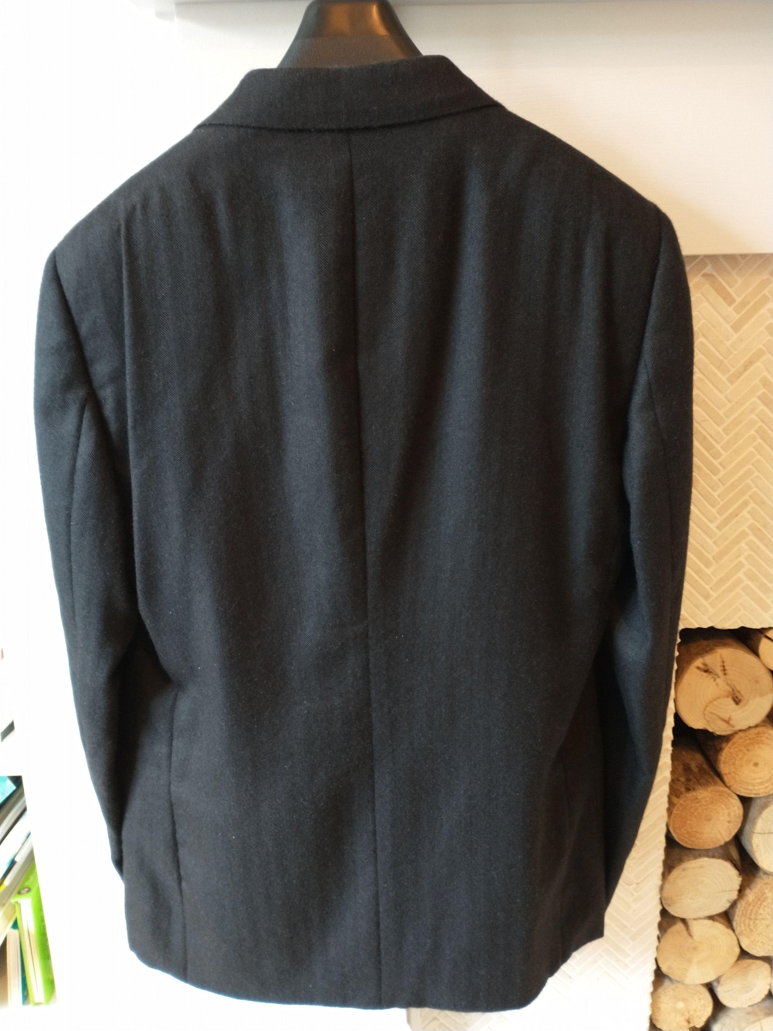 Black Cashmere Tailored Jacket