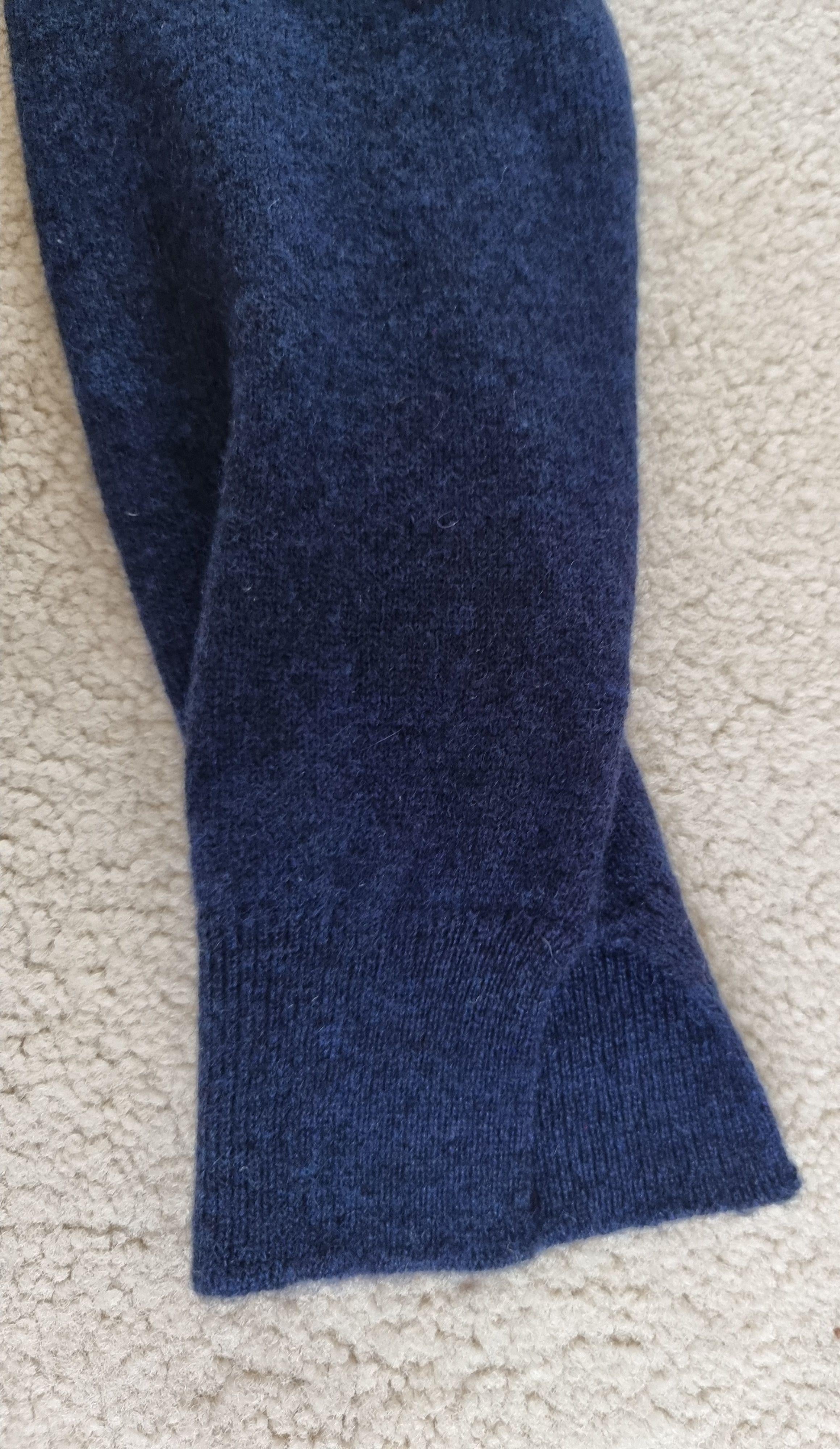navy cashmere cardigan