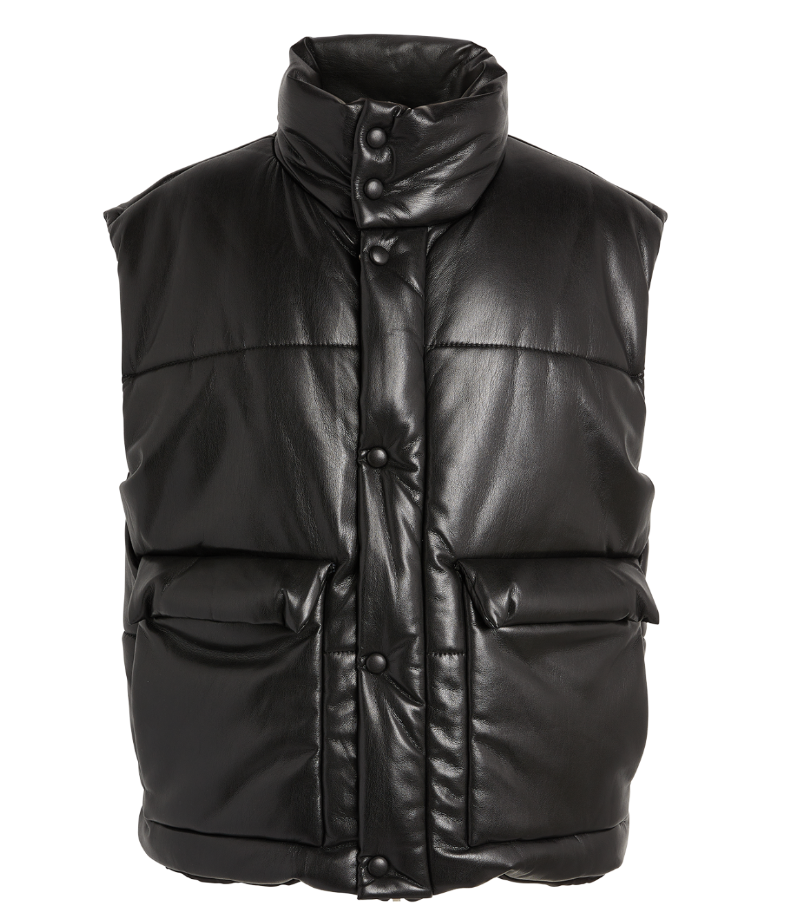 Nanushka Vegan Leather Jovan Puffer Gilet