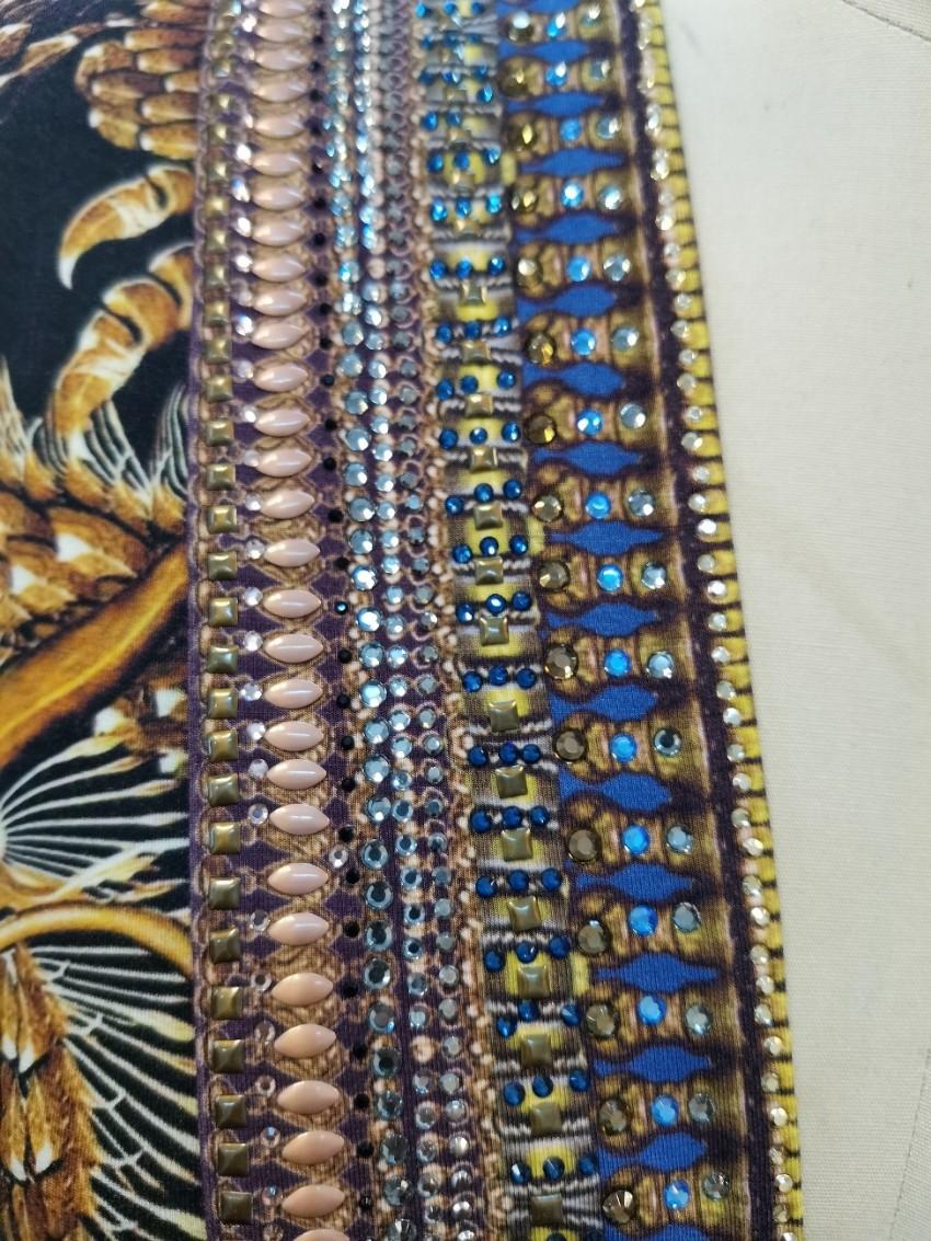 Camilla Printed Silk Zodiac Kimono