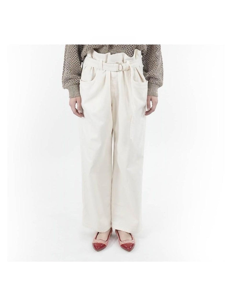 Brunello Cucinelli Paperbag Wasit Denim Jeans