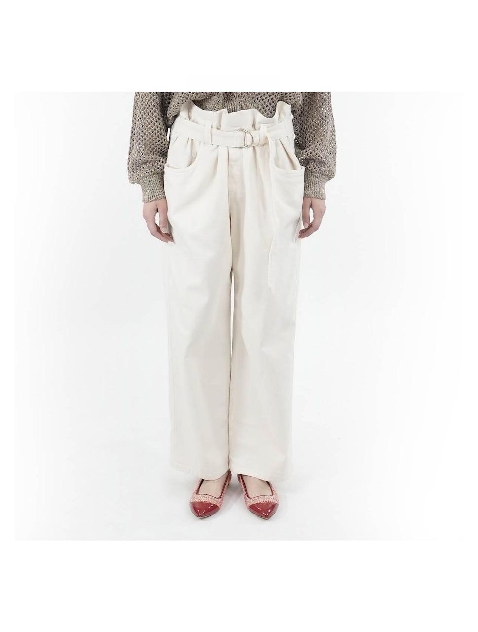 Brunello Cucinelli Paperbag Wasit Denim Jeans