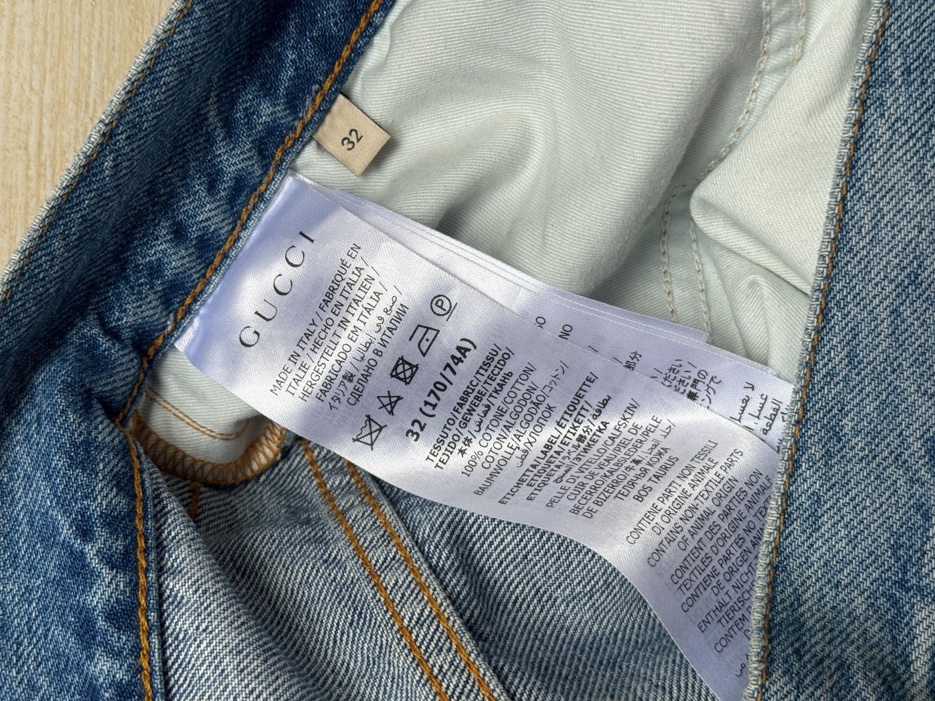 Gucci Unisex Horsebit Jeans