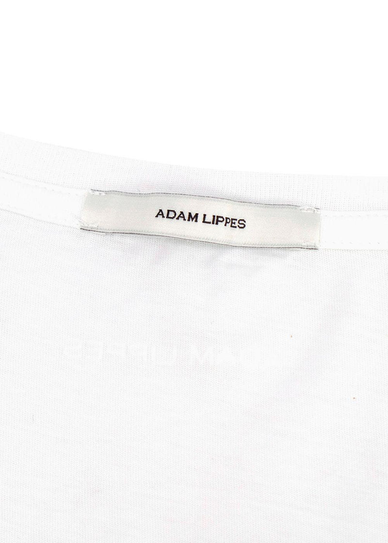 Adam Lippes White Cotton V-neck T-shirt