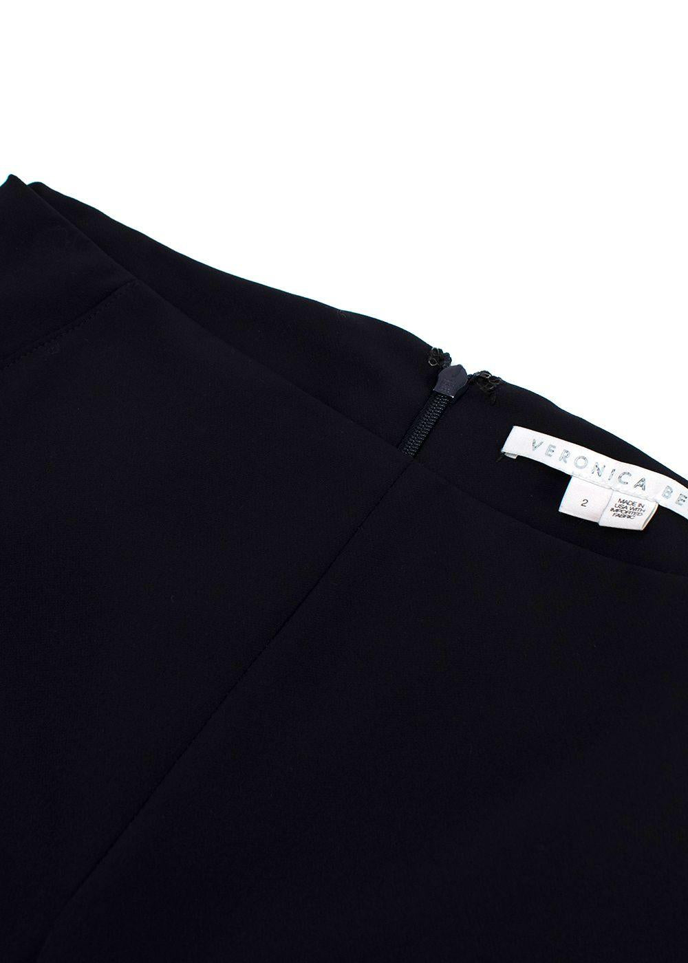 Veronica Beard Navy Cropped Leggings