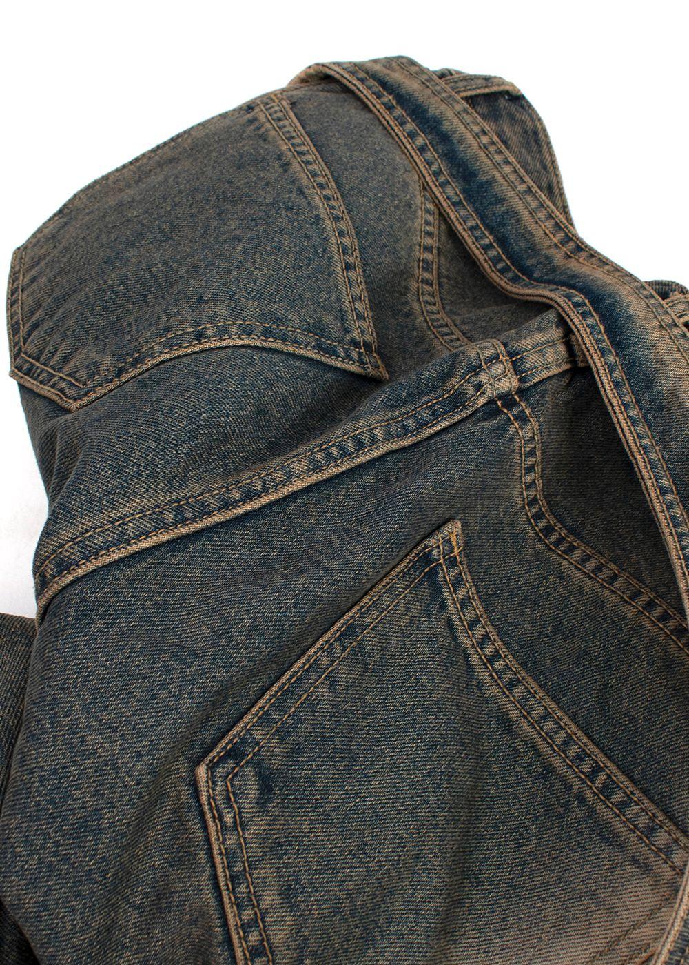 604Service Double Layer Jeans