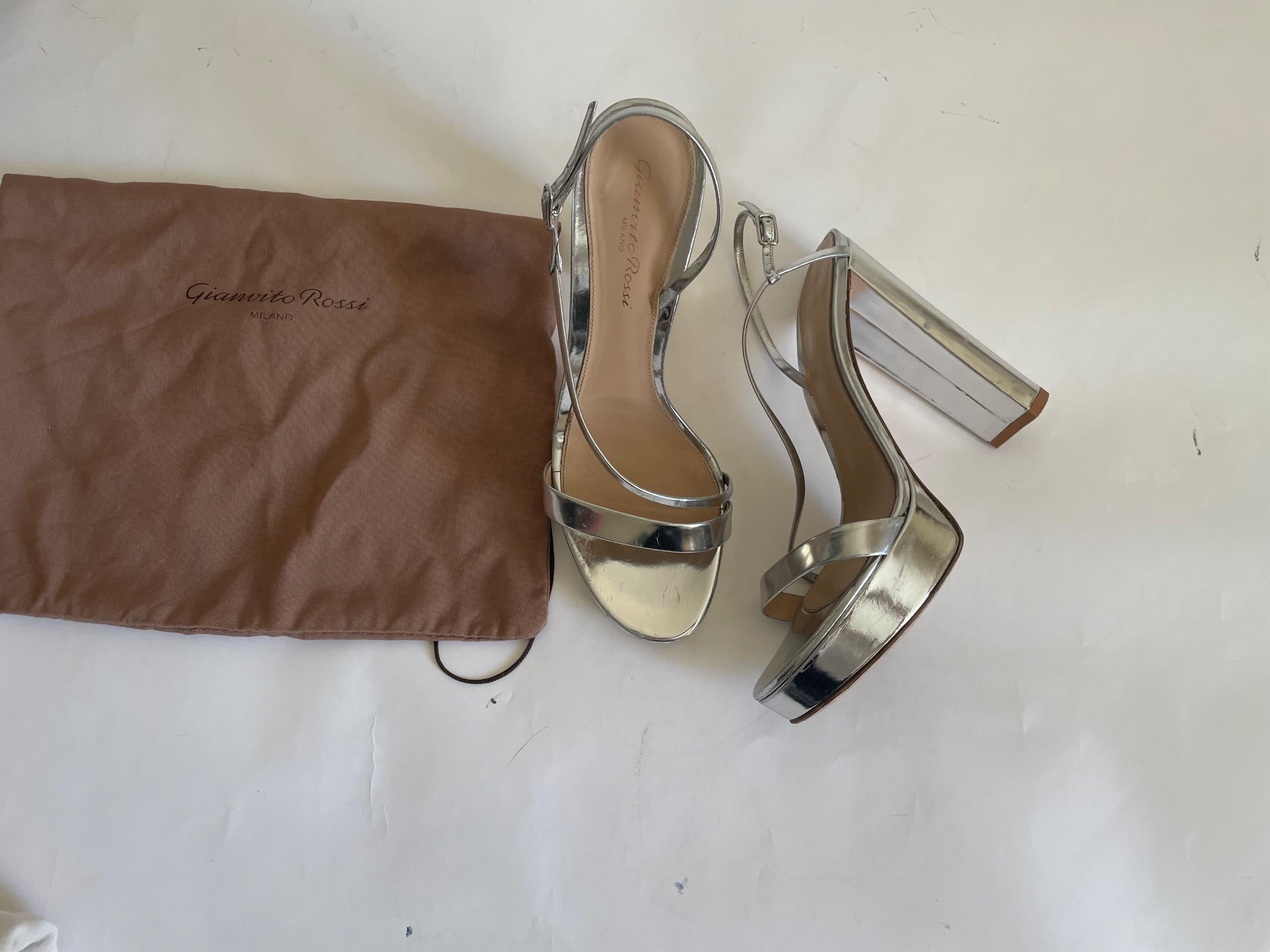 Gianvito Rossi Kimberly leather platform sandals