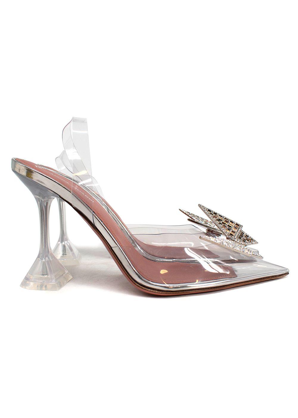 Amina Muaddi x Awge Phoenix Crystal Embellished Butterfly Pumps