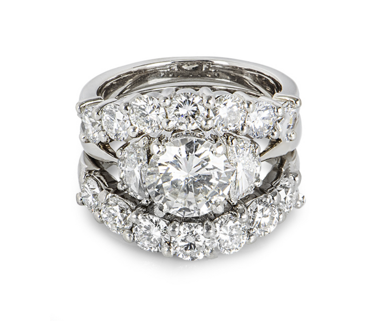Platinum Diamond Bridal Set