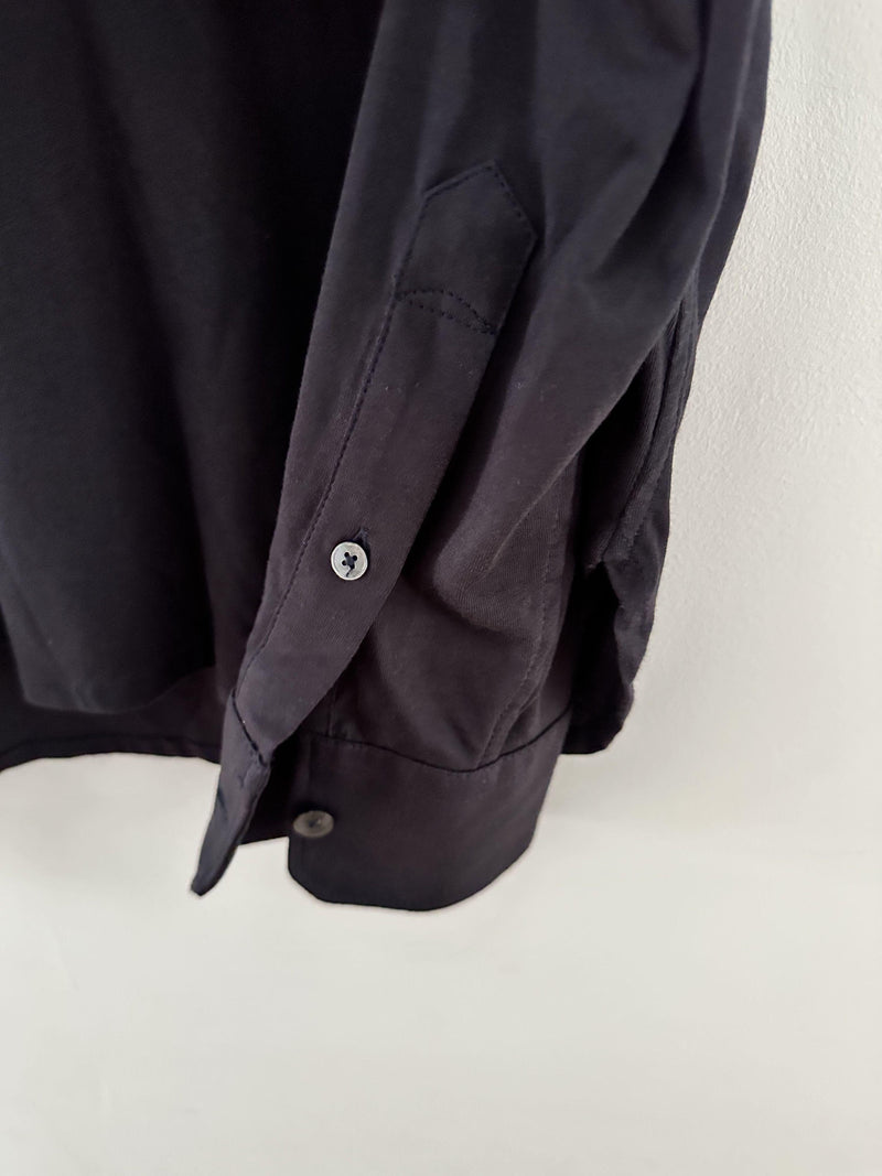 Zegna Dark Navy Cotton Shirt