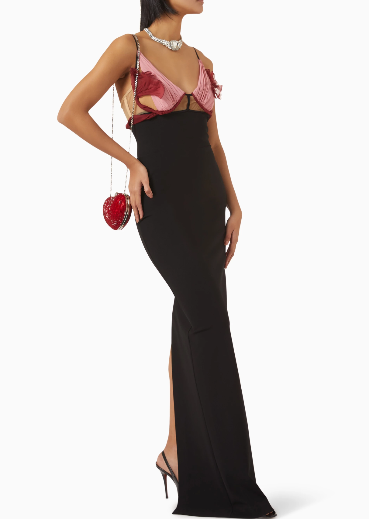 Nensi Dojaka Evie Petal Maxi Dress