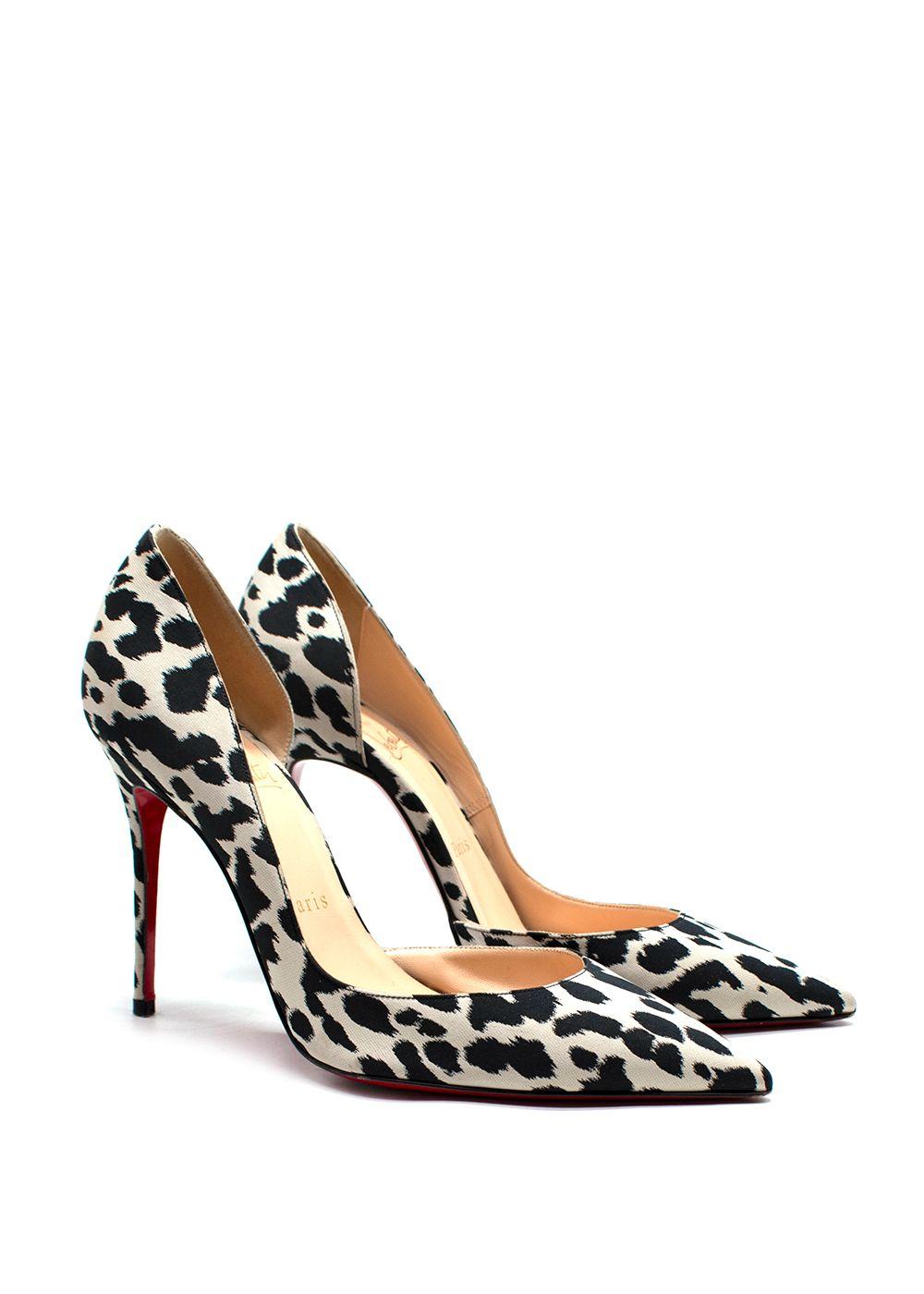 Christian Louboutin Leopard-Print Stiletto Heels