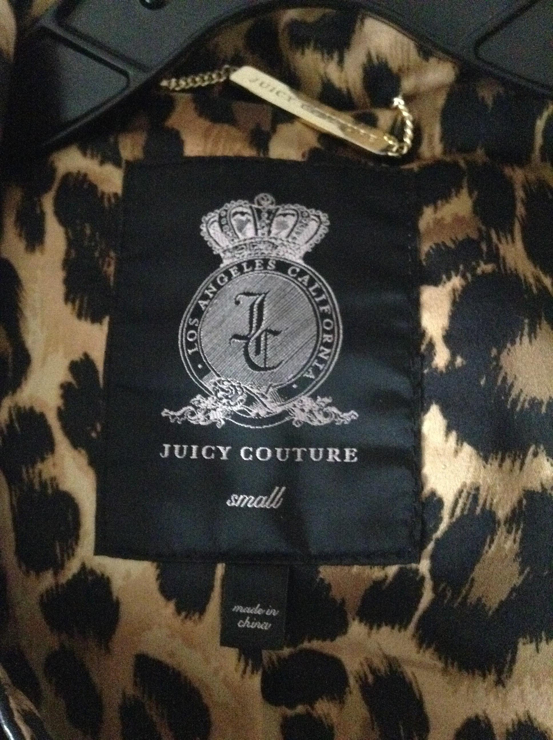 Juicy Couture Leather bomber jacket