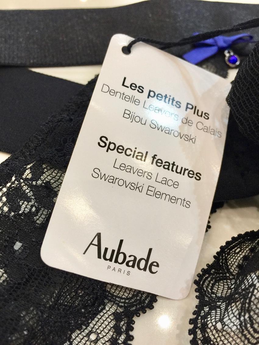 Aubade Paris Leavers Lace Suspender Belt
