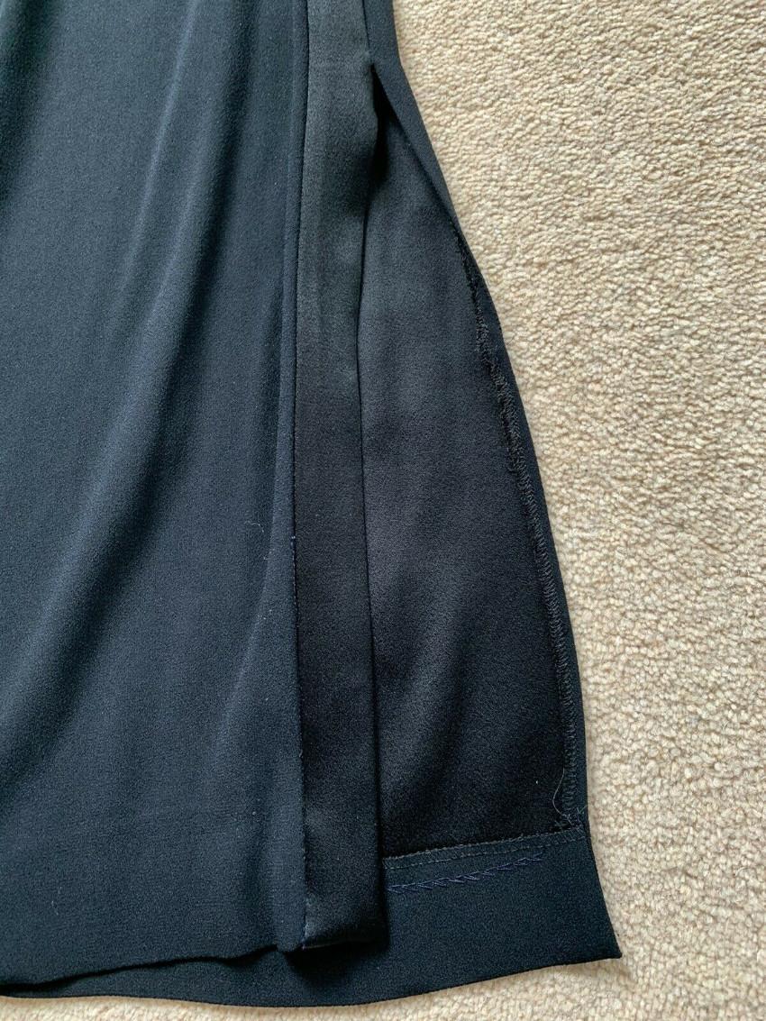 Cushnie Et Ochs Black Tuxedo Split Wide Leg Pants