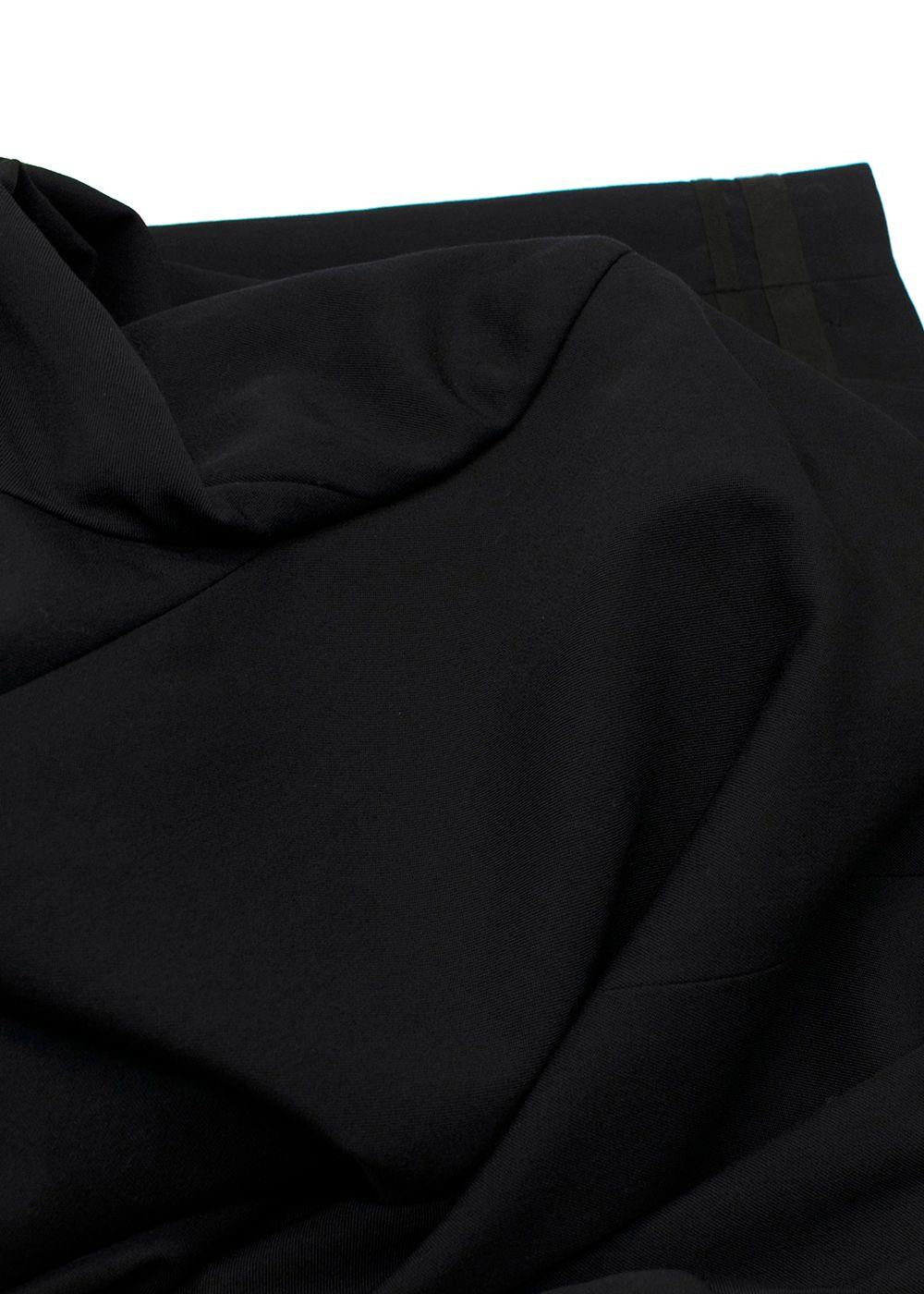 Comme Des Garcons Black Coat with Peter Pan Collar