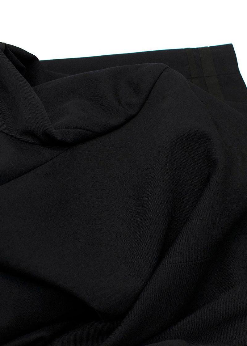 Comme Des Garcons Black Coat with Peter Pan Collar