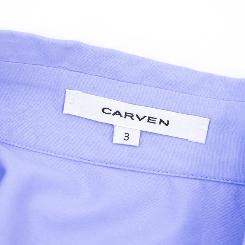 Carven Mens Blue Shirt