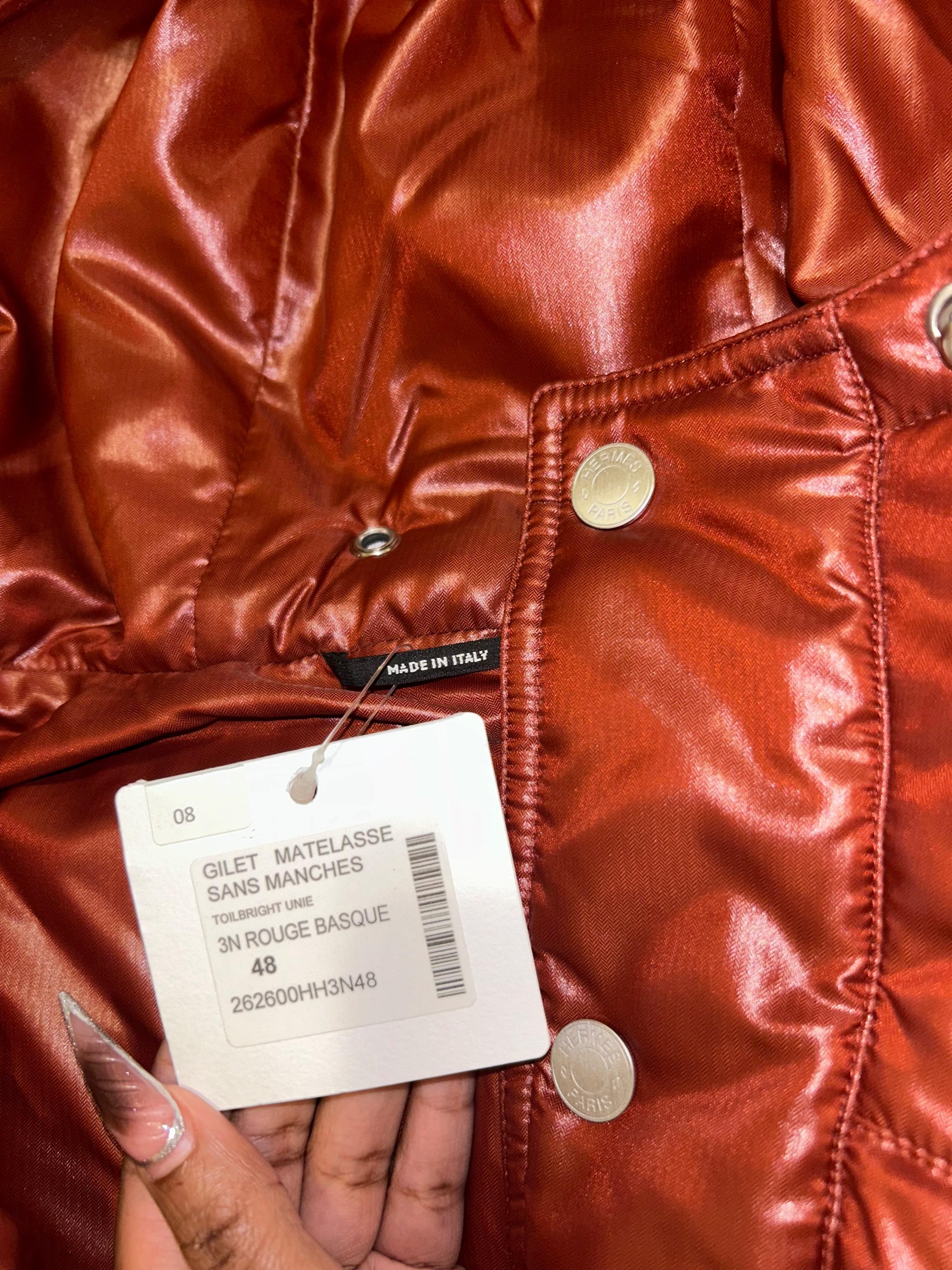 Rouge Basque Reversible Quilted Hooded Gilet