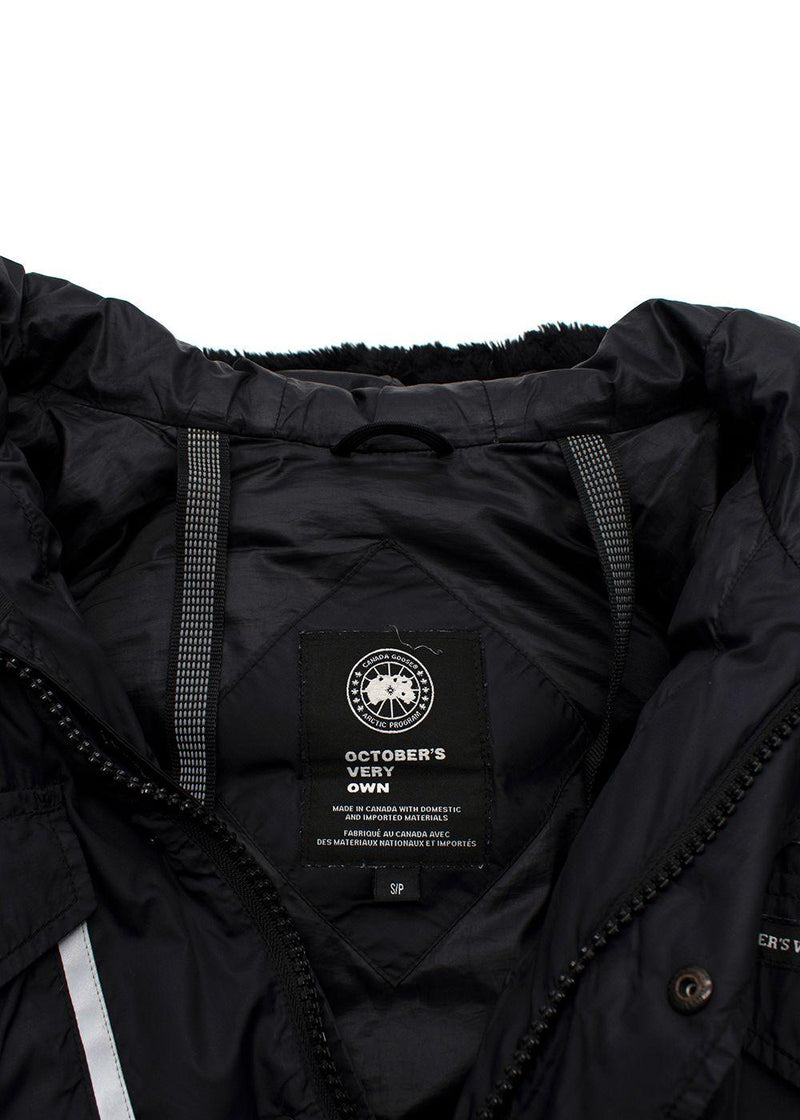 Canada Goose X Octobers Very Own Constable Black Parka Coat