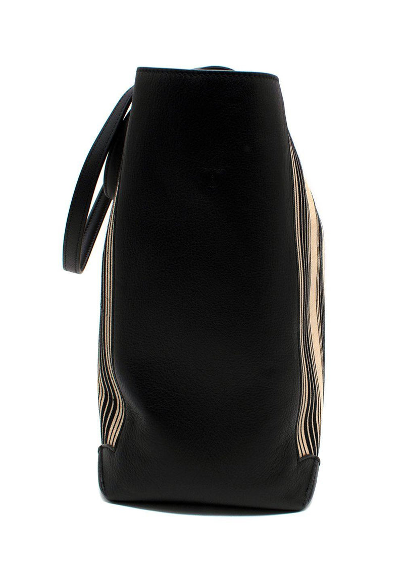Tanner Krolle Black Striped Cadogan Tote Traveller Bag