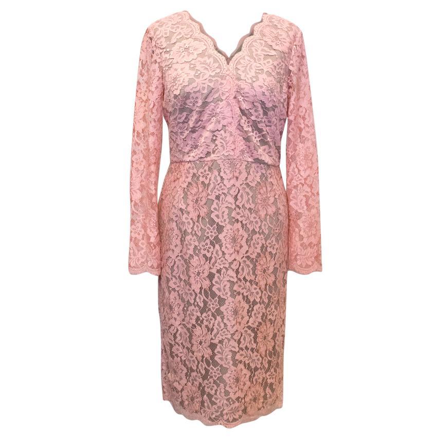 Gina Bacconi Pink Lace Dress