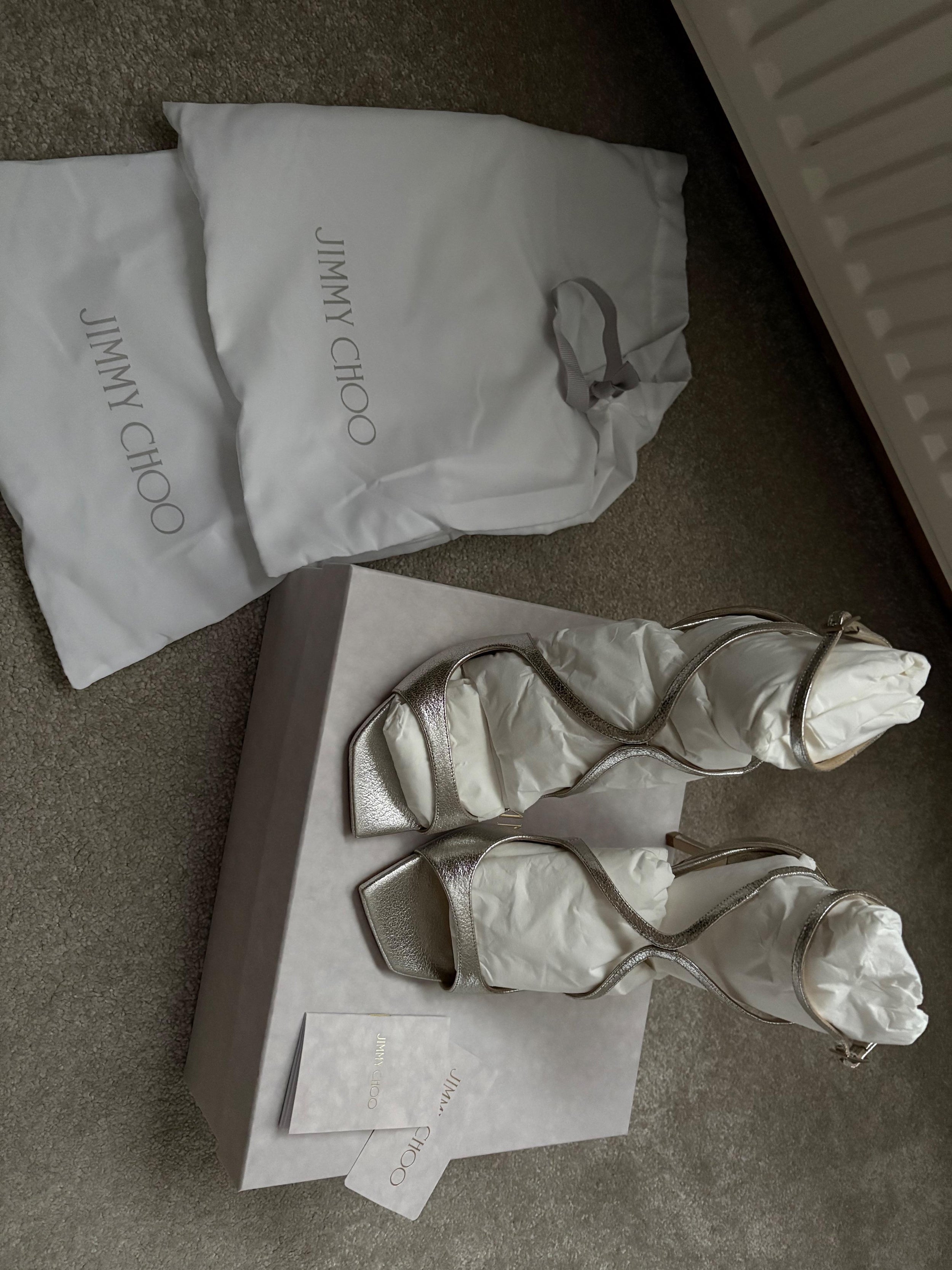 Jimmy Choos Silver Sandal