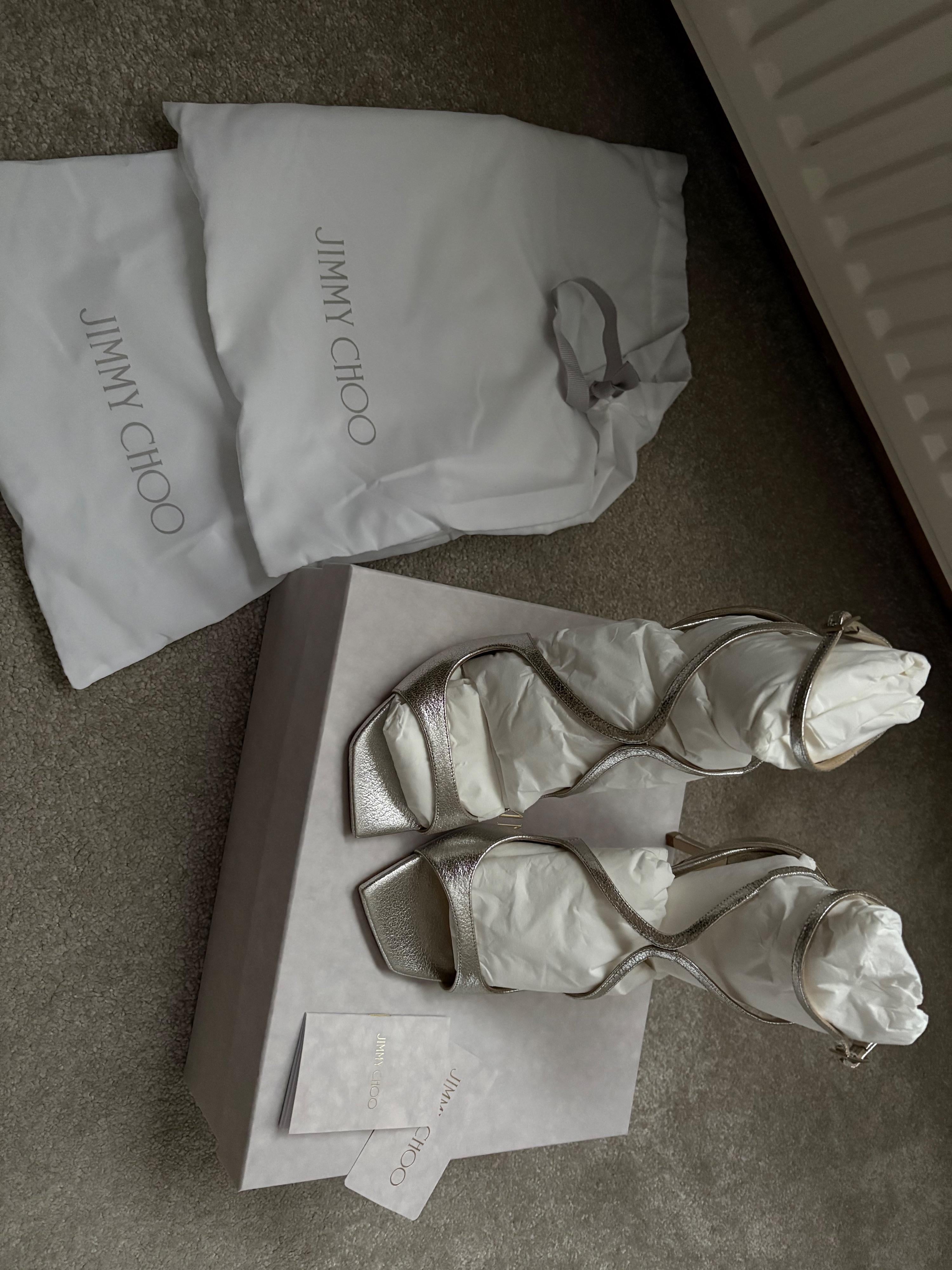 Jimmy Choos Silver Sandal