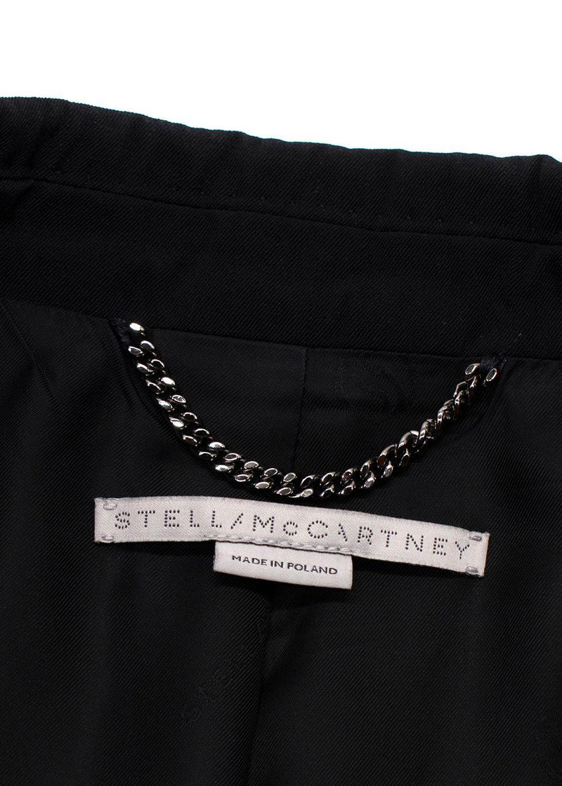 Stella McCartney Black Single Breasted Blazer