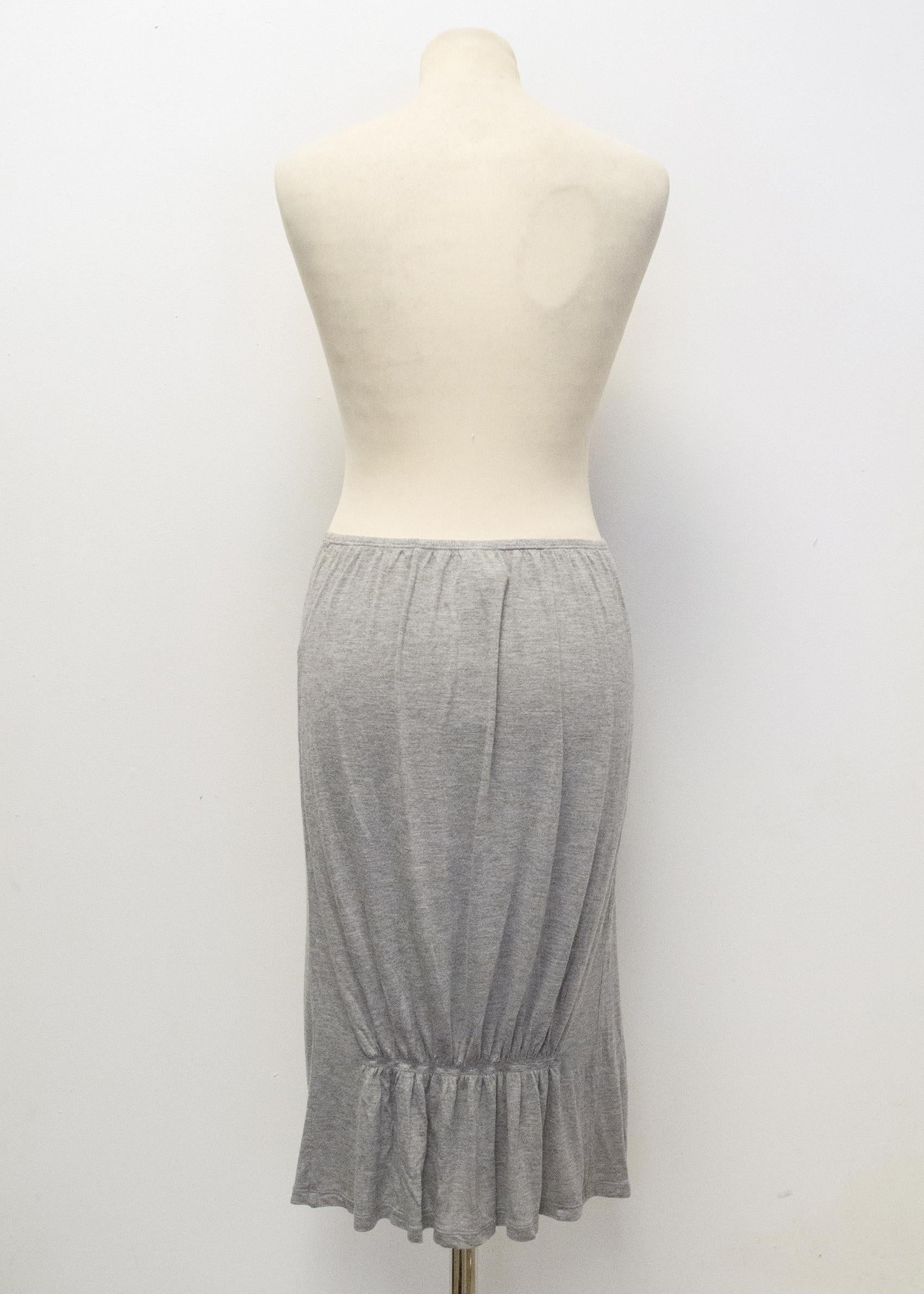 Future Ozbek Grey Stretch Skirt