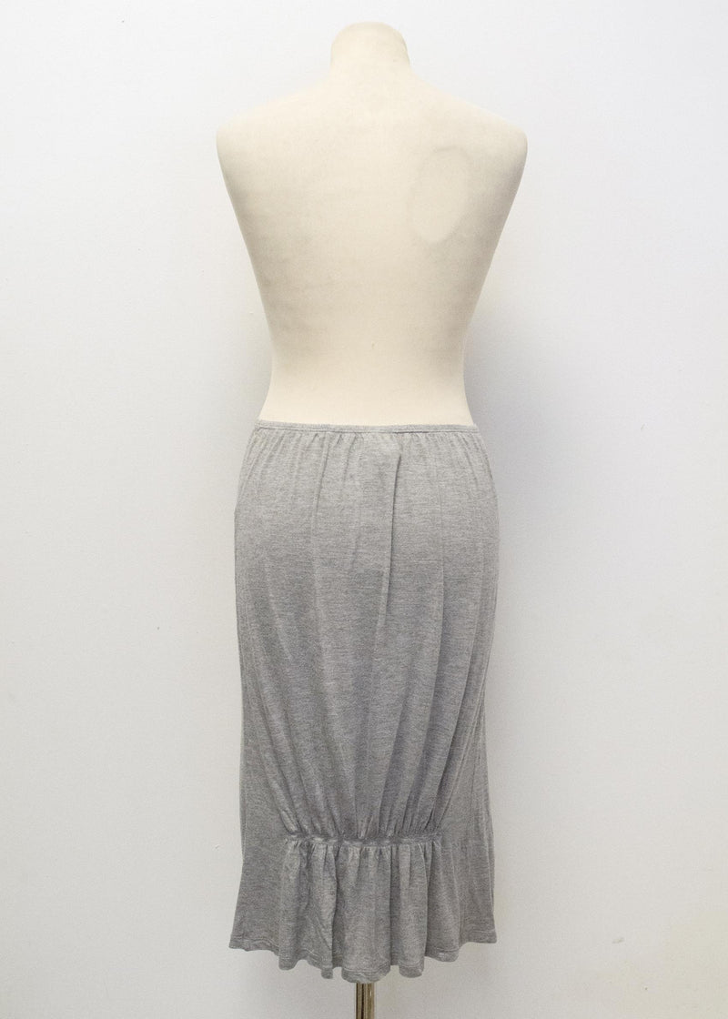 Future Ozbek Grey Stretch Skirt