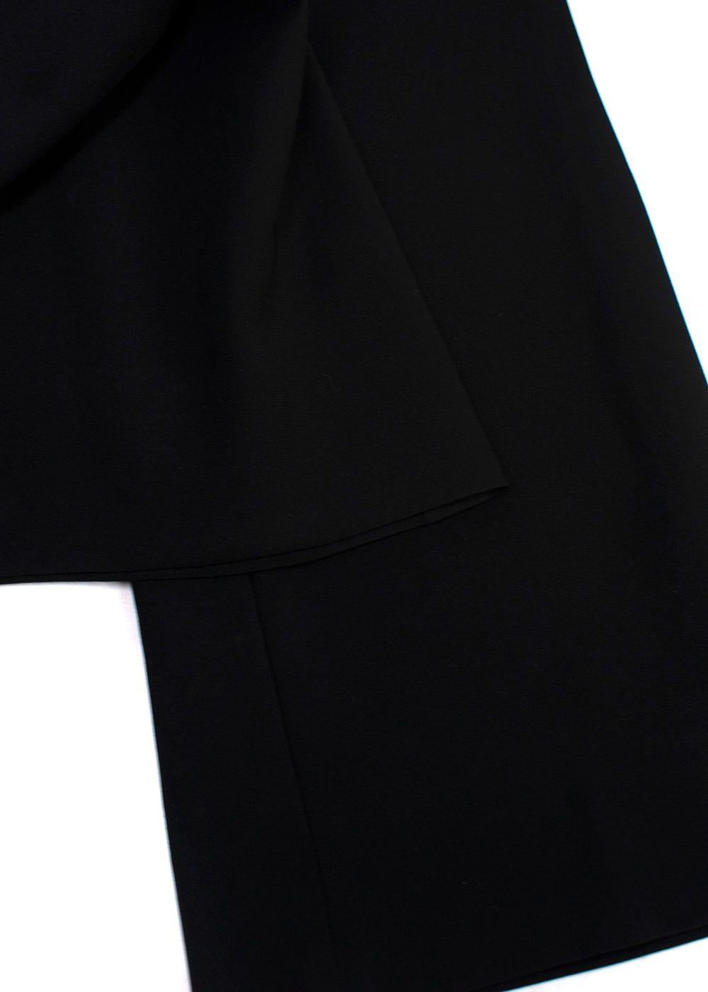 Moschino Couture Black Chain Print Trousers