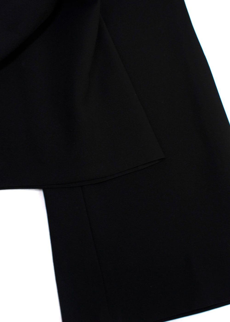 Moschino Couture Black Chain Print Trousers