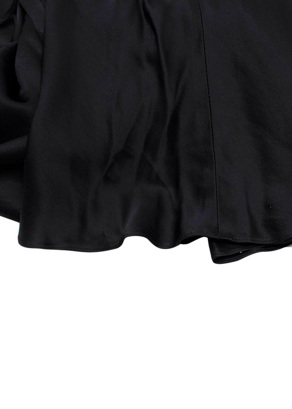 Materiel Tbilisi Black Halter Satin Dress