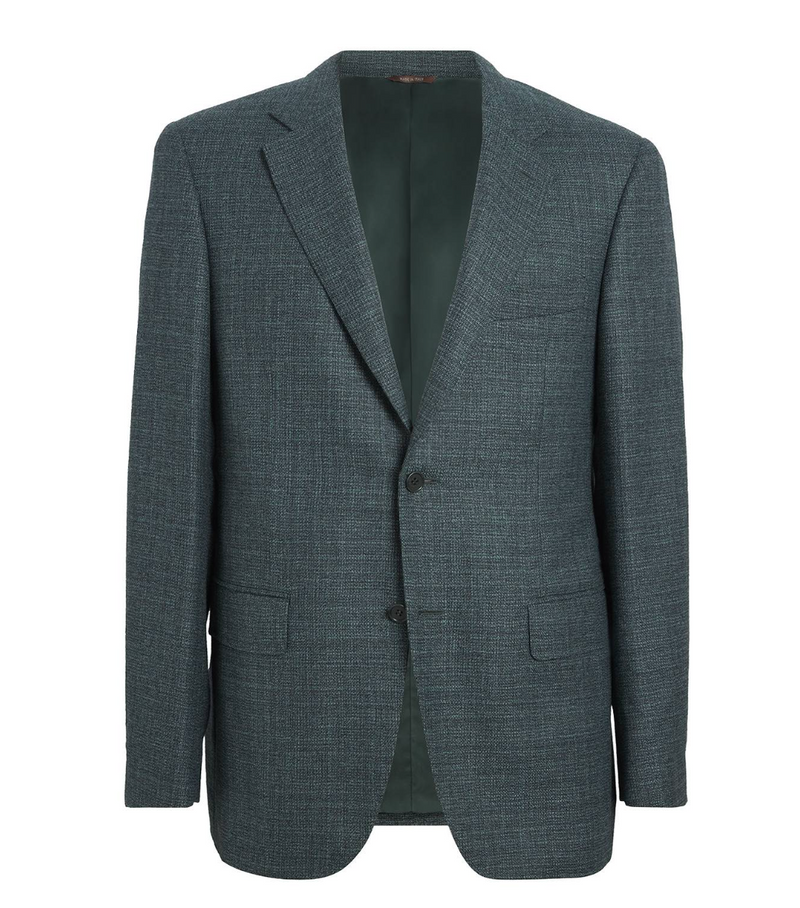 Canali Grey Wool Blazer