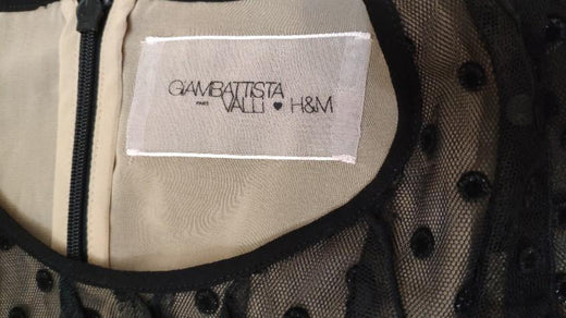 Giambattista Valli x H&M Short black tulle dress