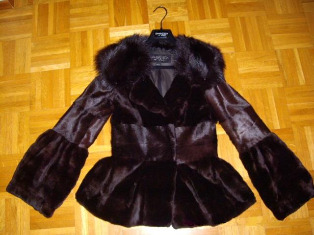 Giambattista Valli Brown Mink Fur Coat Jacket