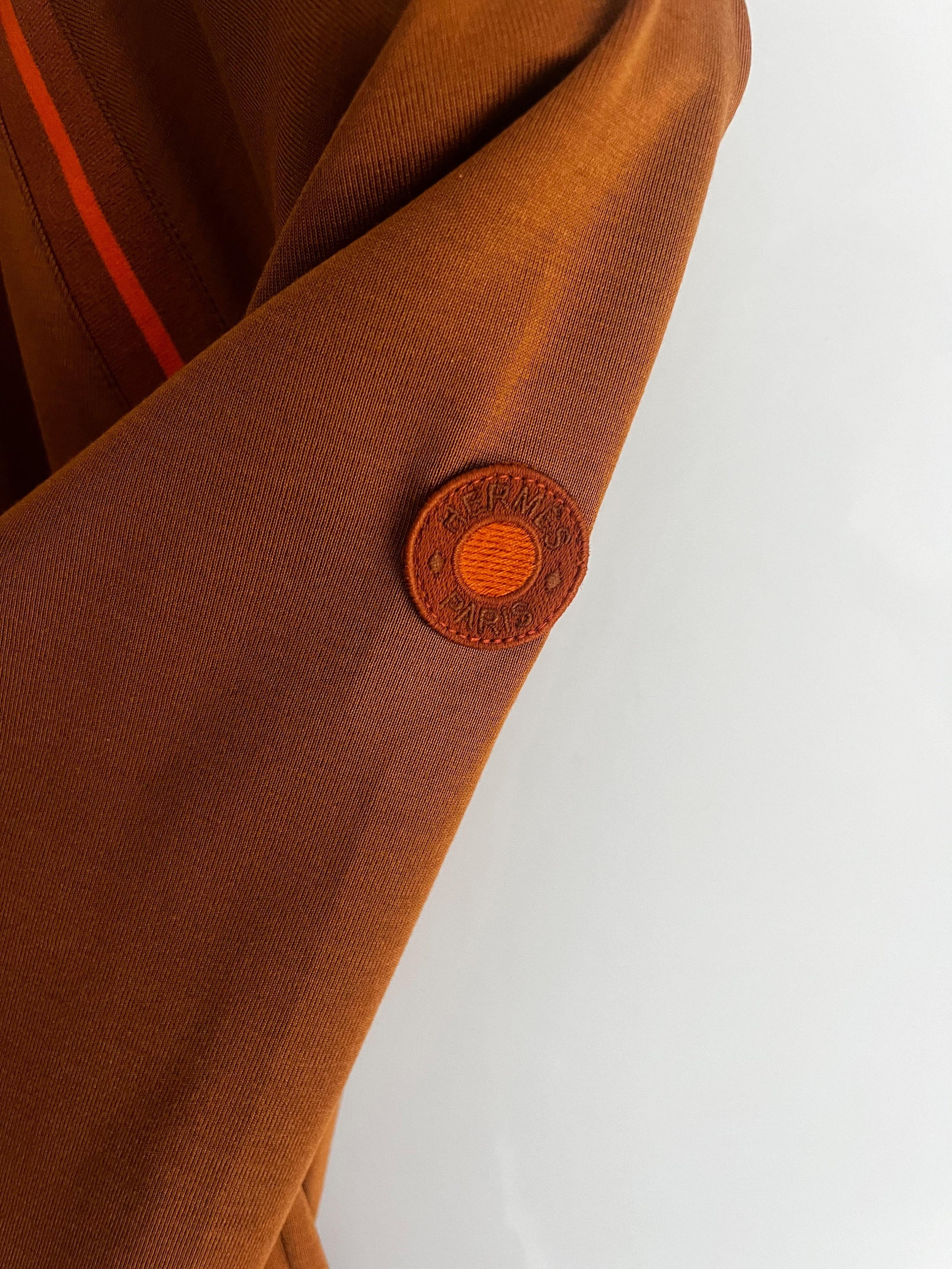 Hermes Orange Sweatshirt Dress
