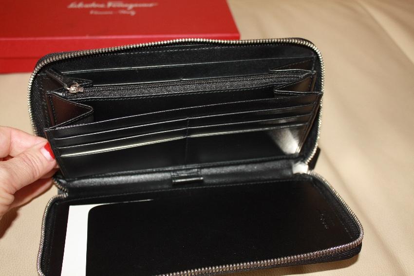 Salvatore Ferragamo Printed Zip-Around Wallet