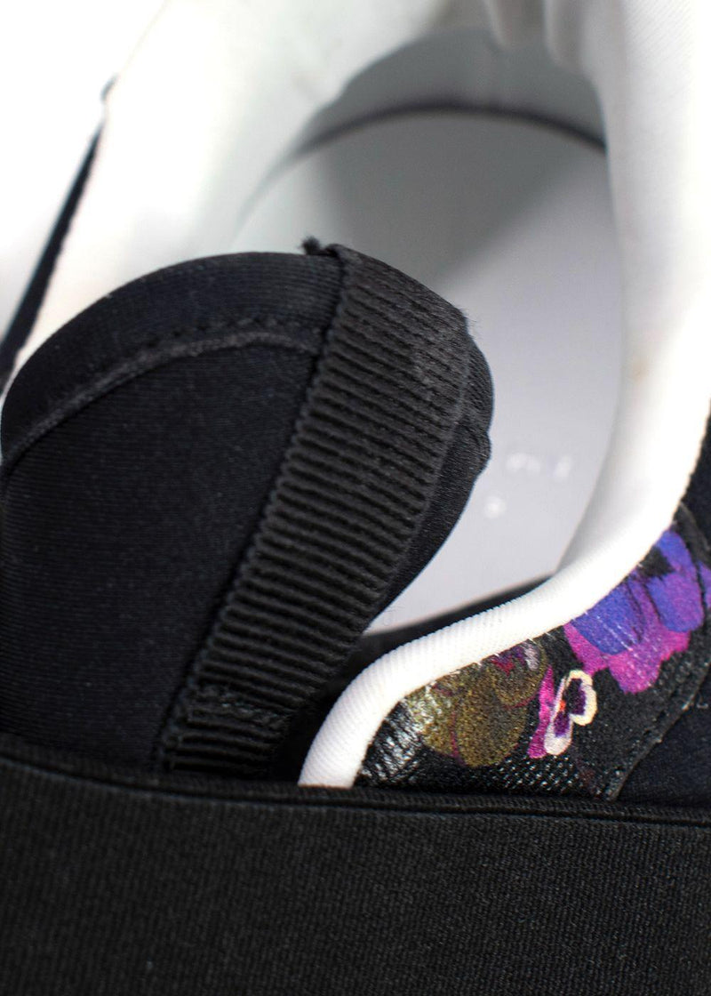 Givenchy Black Floral Runner Sneakers