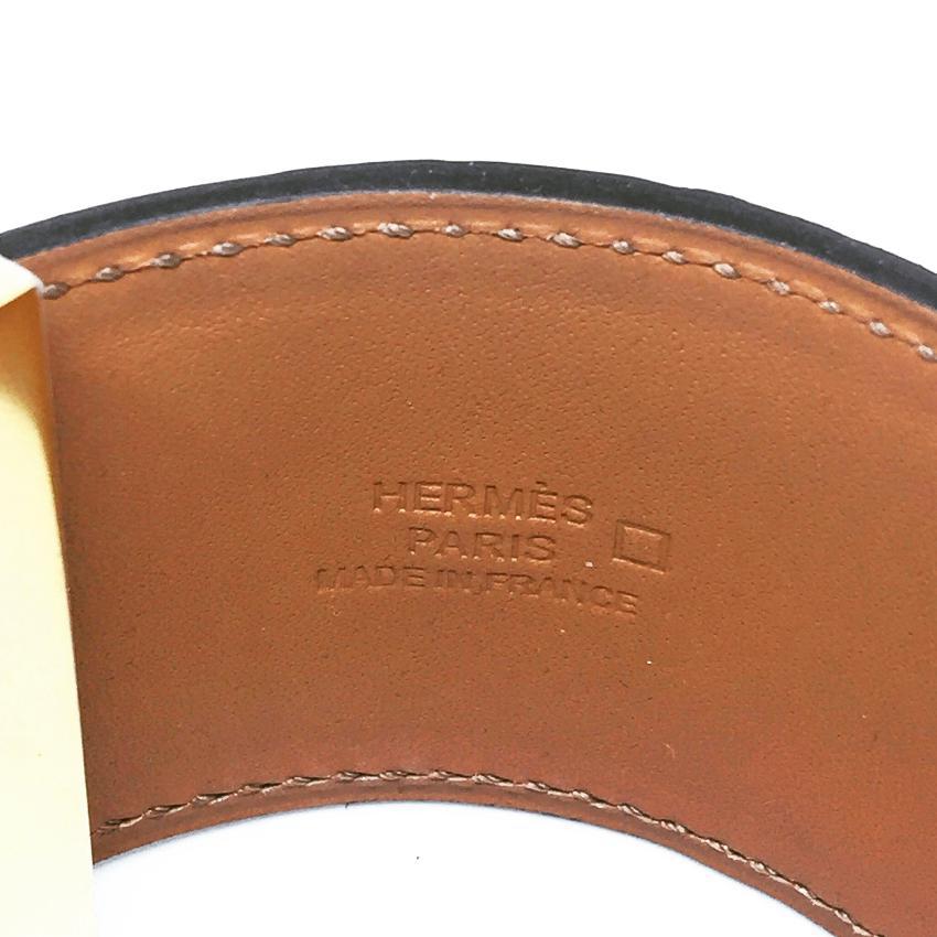 Hermes Matte Rouge Alligator Collier de Chien CDC Bracelet GHW Small