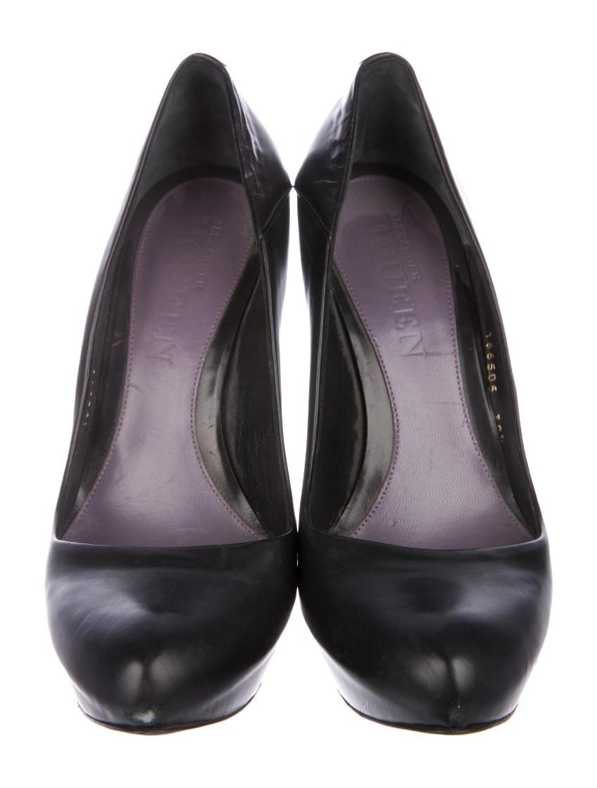 Alexander McQueen Curved Wedge Pumps