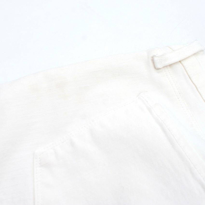 J Brand White Stretch Jeggings