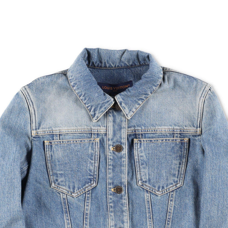 Louis Vuitton Blue Denim Coats and Jackets