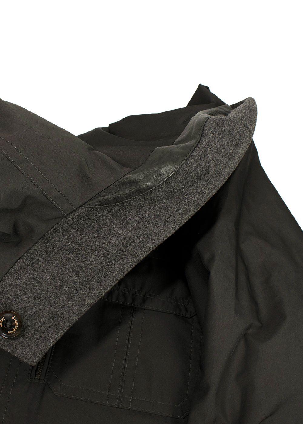 Ermenegildo Zegna Dark Brown Field Jacket