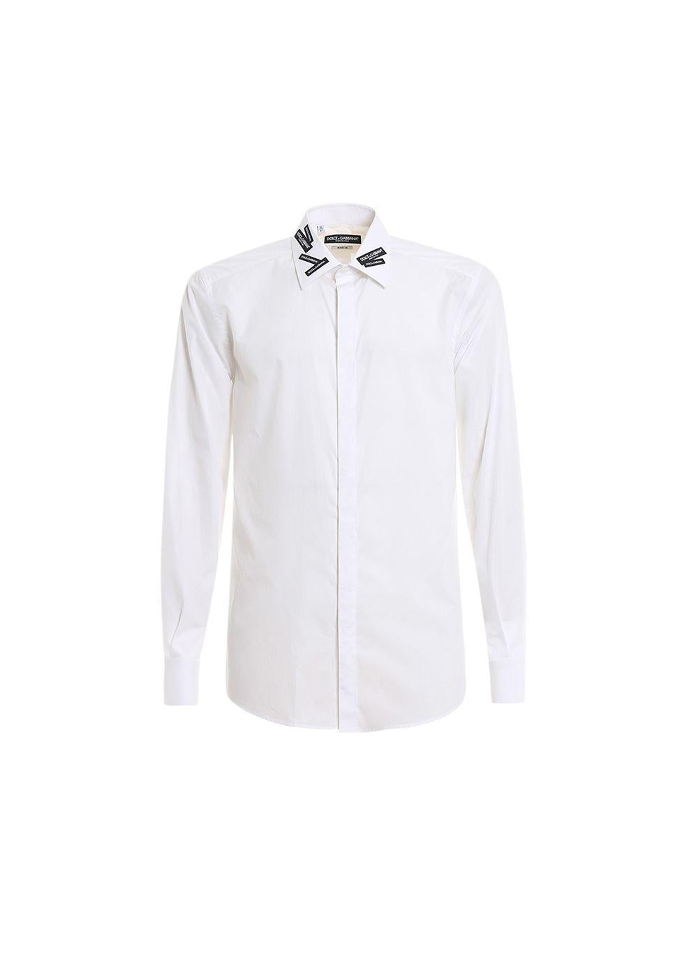 White Cotton Martini Shirt