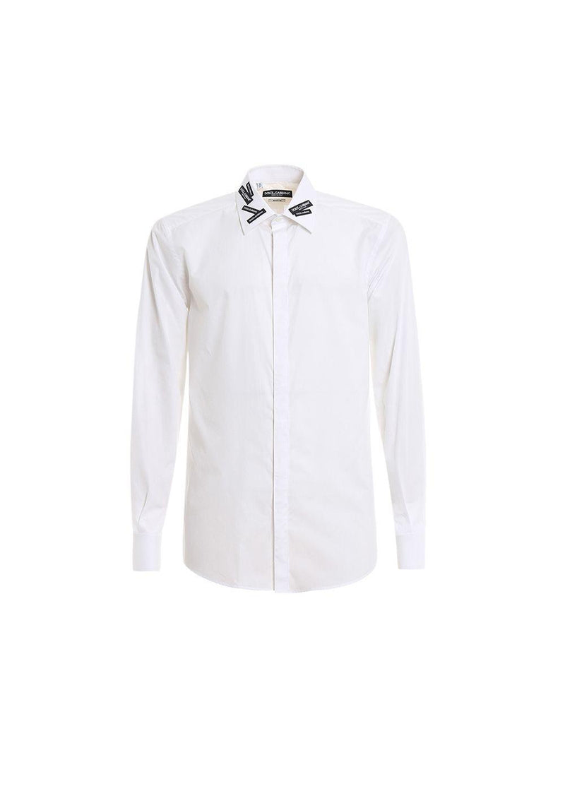 White Cotton Martini Shirt