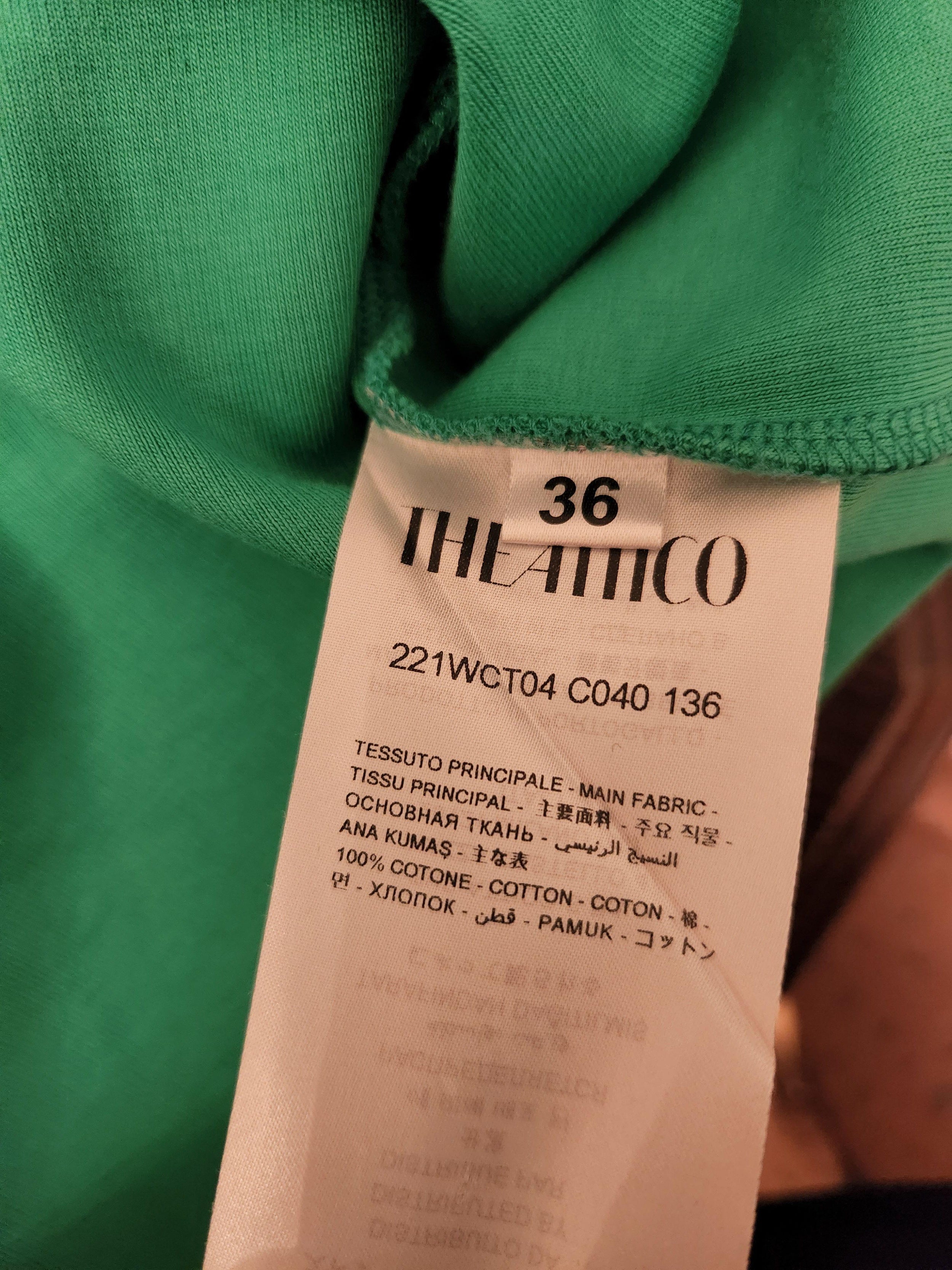 The Attico Green Cotton T-shirt